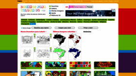 What Desenhosparacolorir24.com website looked like in 2020 (4 years ago)