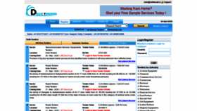 What Delhitenders.com website looked like in 2020 (4 years ago)