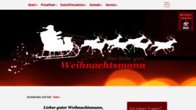 What Der-liebe-gute-weihnachtsmann.de website looked like in 2020 (4 years ago)