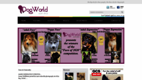 What Dogworld.co.za website looked like in 2020 (4 years ago)
