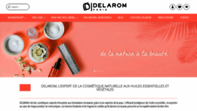 What Delarom.fr website looked like in 2020 (4 years ago)