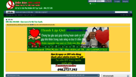 What Diendanhiv.vn website looked like in 2020 (4 years ago)