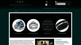 What Denverdiamondsandjewelry.com website looked like in 2020 (4 years ago)