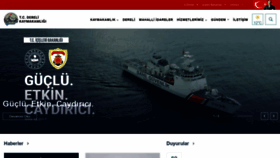 What Dereli.gov.tr website looked like in 2020 (4 years ago)