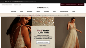 What Davidsbridal.ca website looked like in 2020 (4 years ago)