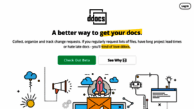 What Ddocs.com website looked like in 2020 (4 years ago)