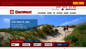 What Danwest.dk website looked like in 2020 (4 years ago)