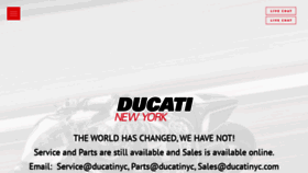 What Ducatinyc.com website looked like in 2020 (4 years ago)