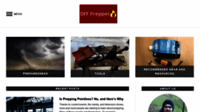 What Diyprepper.com website looked like in 2020 (4 years ago)
