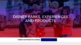 What Disneyconsumerproducts.com website looked like in 2020 (4 years ago)