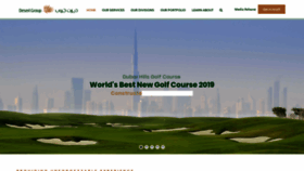 What Desertgroup.ae website looked like in 2020 (4 years ago)