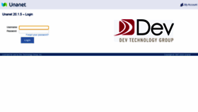 What Devtechnology.unanet.biz website looked like in 2020 (4 years ago)