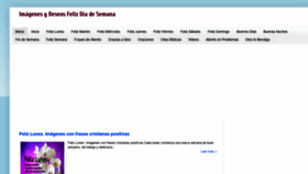 What Deseosfelizdiasemana.com website looked like in 2020 (6 years ago)