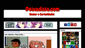 What Deixadisso.com website looked like in 2020 (4 years ago)