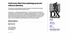 What Dxlaboratory.com website looked like in 2020 (4 years ago)