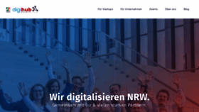 What Digihub.de website looked like in 2020 (4 years ago)