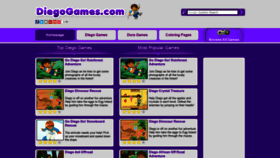 What Diegogames.com website looked like in 2020 (4 years ago)