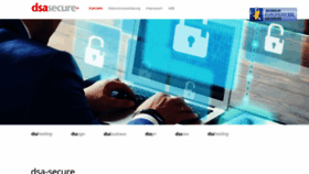 What Dsa-secure.de website looked like in 2020 (3 years ago)