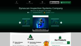What Dynascan.co.in website looked like in 2020 (4 years ago)