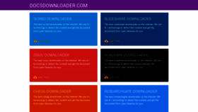 What Docsdownloader.com website looked like in 2020 (4 years ago)