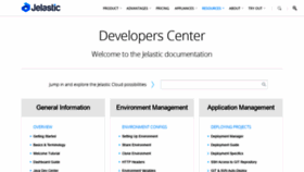 What Docs.jelastic.com website looked like in 2020 (4 years ago)