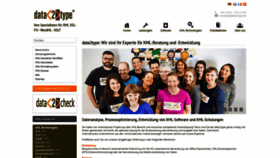 What Data2type.de website looked like in 2020 (5 years ago)