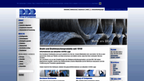 What Dorstener-drahtwerke.de website looked like in 2020 (4 years ago)