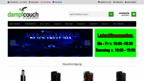 What Dampfcouch.de website looked like in 2020 (3 years ago)