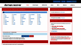 What Domainrecover.net website looked like in 2020 (6 years ago)