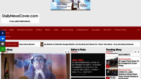 What Dailynewscover.com website looked like in 2020 (4 years ago)
