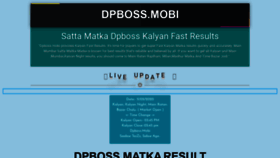What Dpboss.mobi website looked like in 2020 (3 years ago)