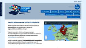 What Digitales-lernen.de website looked like in 2020 (4 years ago)