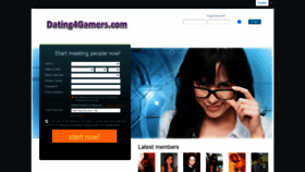What Dating4gamers.com website looked like in 2020 (3 years ago)