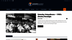 What Denimology.com website looked like in 2020 (3 years ago)