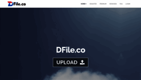 What Dfile.co website looked like in 2020 (3 years ago)
