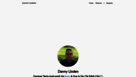 What Dannylinden.de website looked like in 2020 (4 years ago)