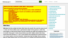 What Dilekduasi.gen.tr website looked like in 2020 (3 years ago)