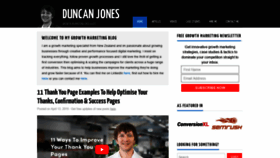 What Duncanjonesnz.com website looked like in 2020 (4 years ago)