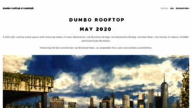 What Dumborooftop.com website looked like in 2020 (3 years ago)