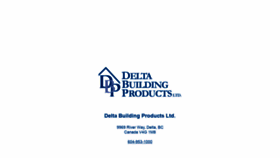 What Deltabuildingproducts.com website looked like in 2020 (5 years ago)