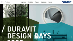What Duravit.de website looked like in 2020 (3 years ago)