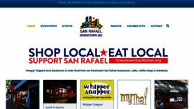 What Downtownsanrafael.org website looked like in 2020 (4 years ago)