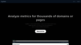 What Digimetr.com website looked like in 2020 (4 years ago)