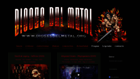 What Diosesdelmetal.org website looked like in 2020 (3 years ago)