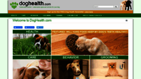 What Doghealth.com website looked like in 2020 (3 years ago)