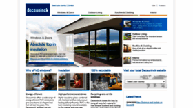 What Deceuninck.com website looked like in 2020 (3 years ago)