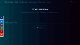 What Downloadgram.org website looked like in 2020 (3 years ago)