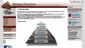 What Databaze-strategie.cz website looked like in 2020 (3 years ago)