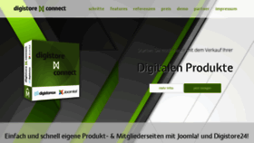 What Digistore-connect.de website looked like in 2020 (5 years ago)