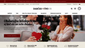 What Darcek-vino.sk website looked like in 2020 (4 years ago)